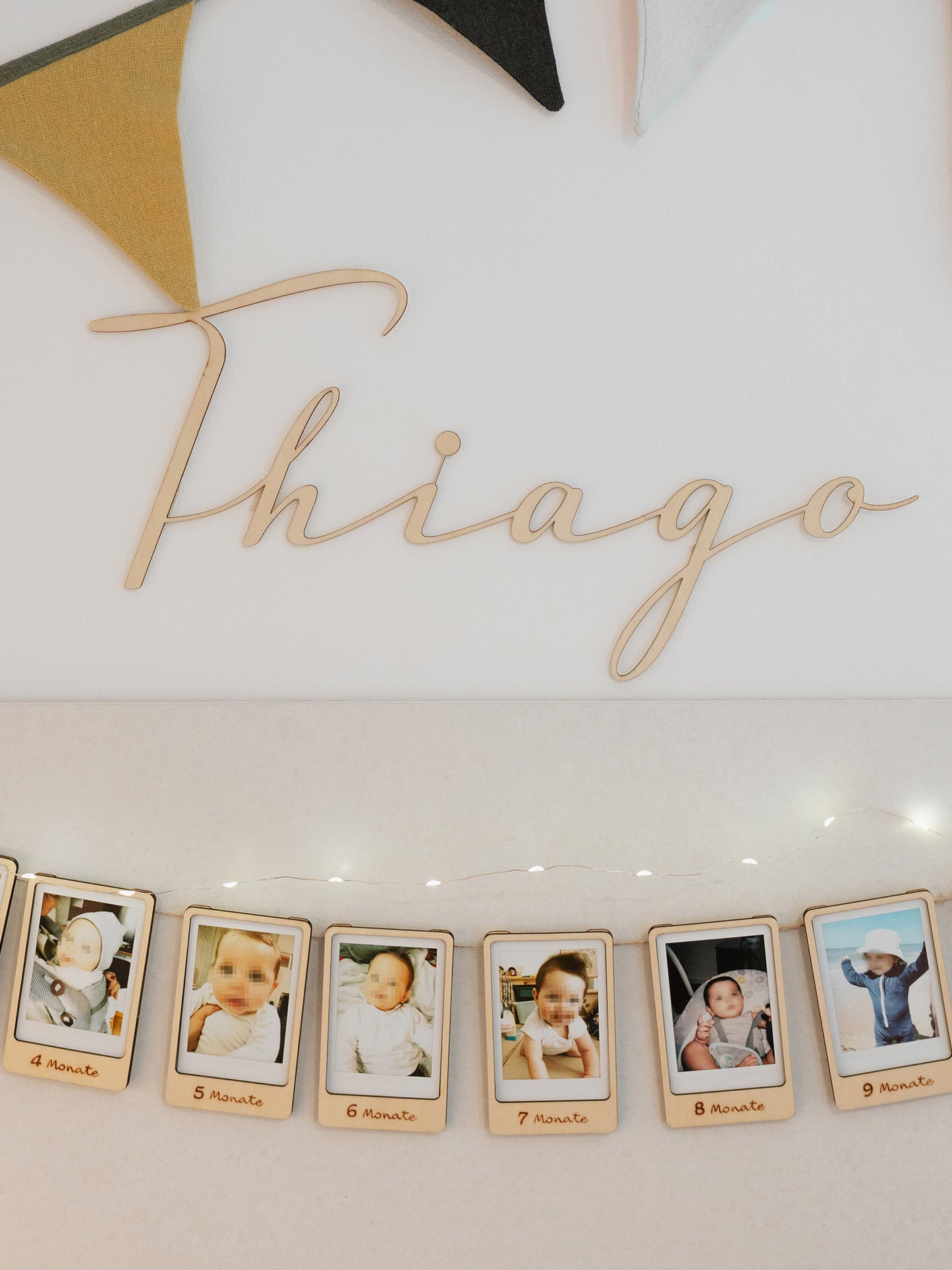 12 months photo frames