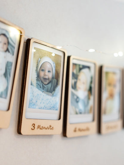 12 months photo frames