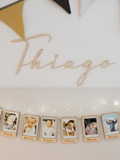 12 months photo frames